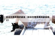 适合长期发展的副业（适合长期发展的副业线上）