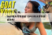 2025年大学生创业（2025年大学生创业方向）