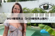 2025赚钱风口（2025赚钱风口图片）