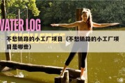 不愁销路的小工厂项目（不愁销路的小工厂项目是哪些）