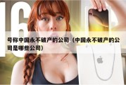 号称中国永不破产的公司（中国永不破产的公司是哪些公司）