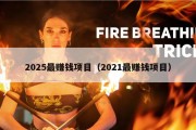 2025最赚钱项目（2021最赚钱项目）