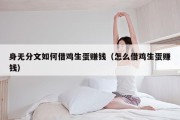 身无分文如何借鸡生蛋赚钱（怎么借鸡生蛋赚钱）