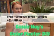 0投资一天赚1000（0投资一天赚1000怎么赚钱的）