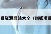 赚钱项目资源网站大全（赚钱项目2020）