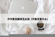 汐汐英文翻译怎么读（汐英文是什么）
