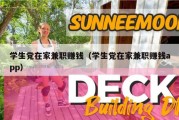 学生党在家兼职赚钱（学生党在家兼职赚钱app）