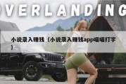 小说录入赚钱（小说录入赚钱app喵喵打字）