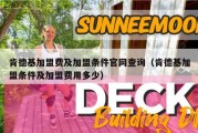 肯德基加盟费及加盟条件官网查询（肯德基加盟条件及加盟费用多少）