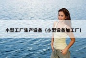 小型工厂生产设备（小型设备加工厂）