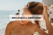 赚钱的小型机器叫什么（能赚钱的小型机器）
