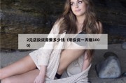 2元店投资需要多少钱（零投资一天赚1000）