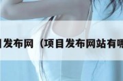 项目发布网（项目发布网站有哪些）