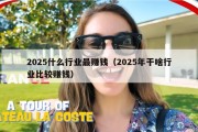 2025什么行业最赚钱（2025年干啥行业比较赚钱）